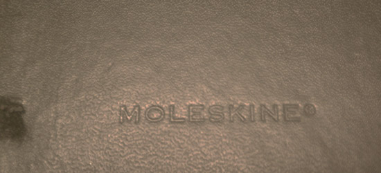 Moleskin notebook